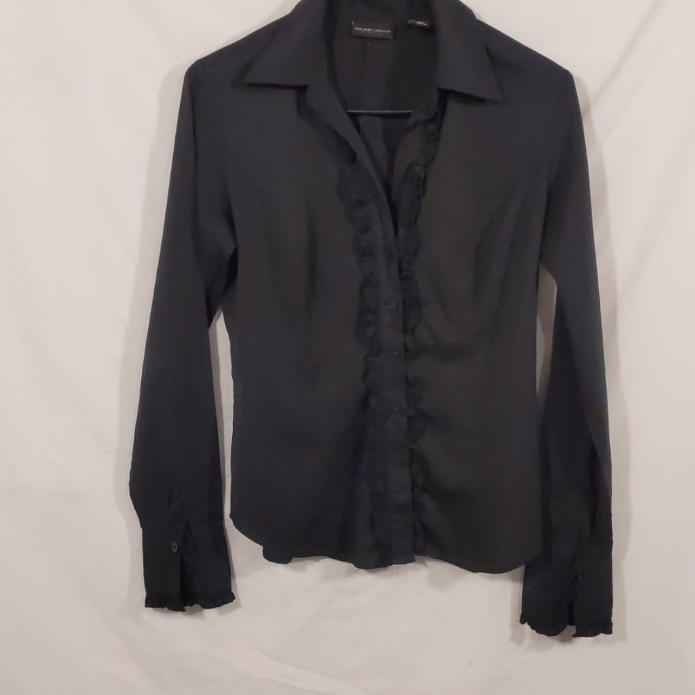 Black button down dress to impress